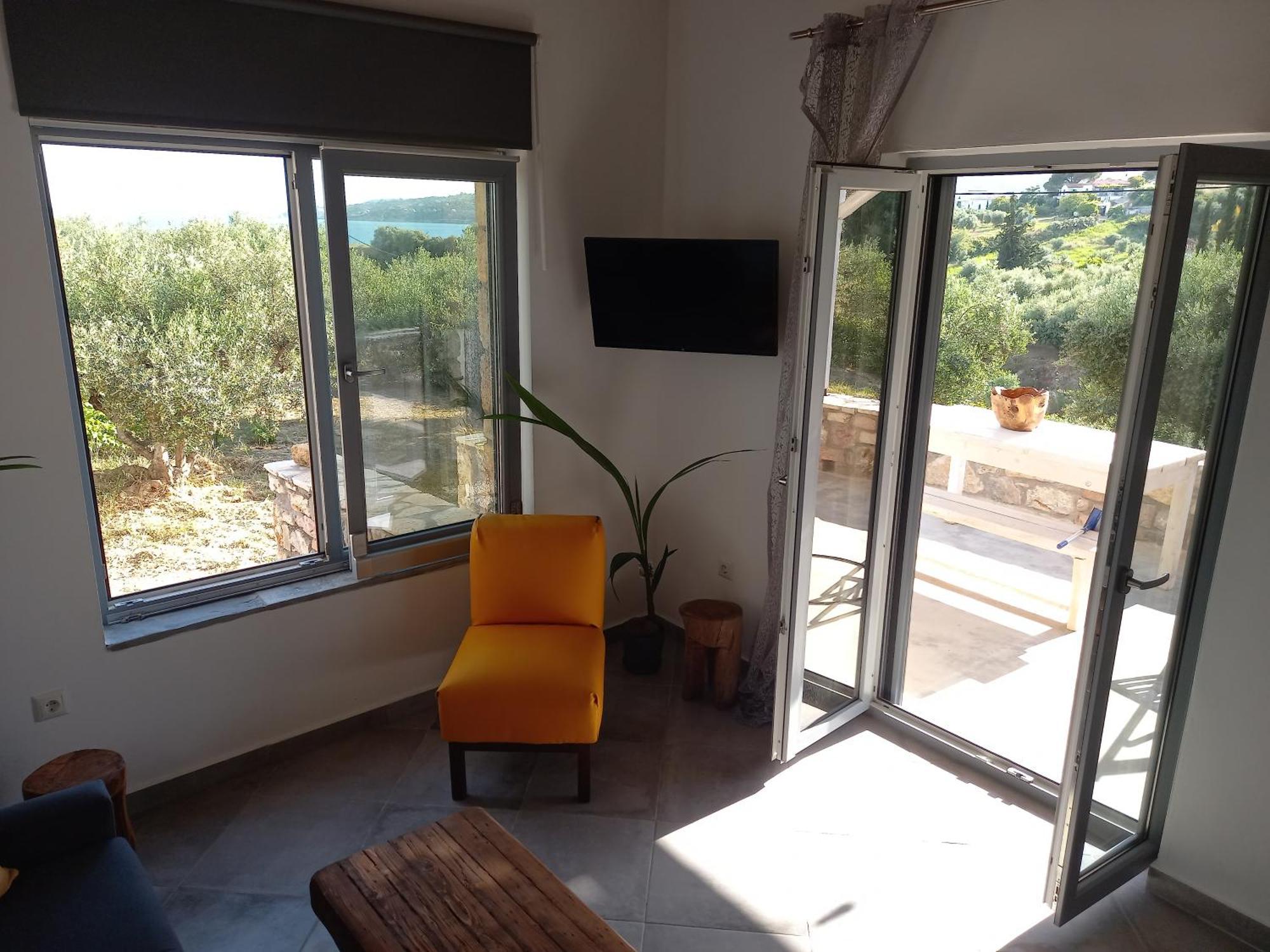 Koroni Stone House, Newly Built Studios By The Sea Rum bild