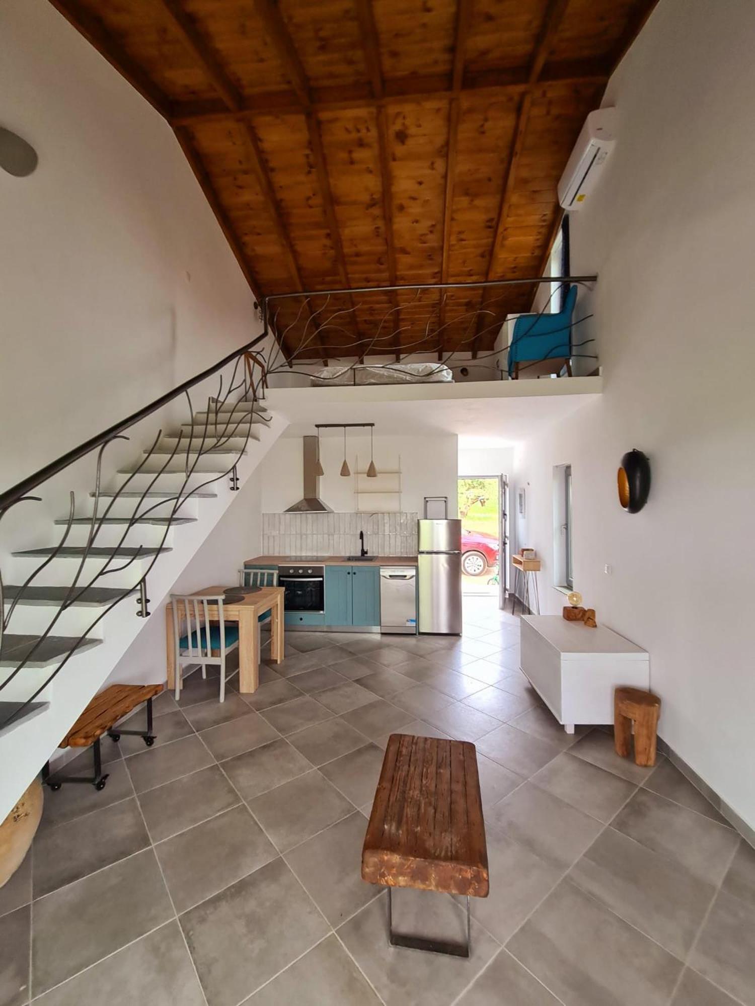 Koroni Stone House, Newly Built Studios By The Sea Rum bild