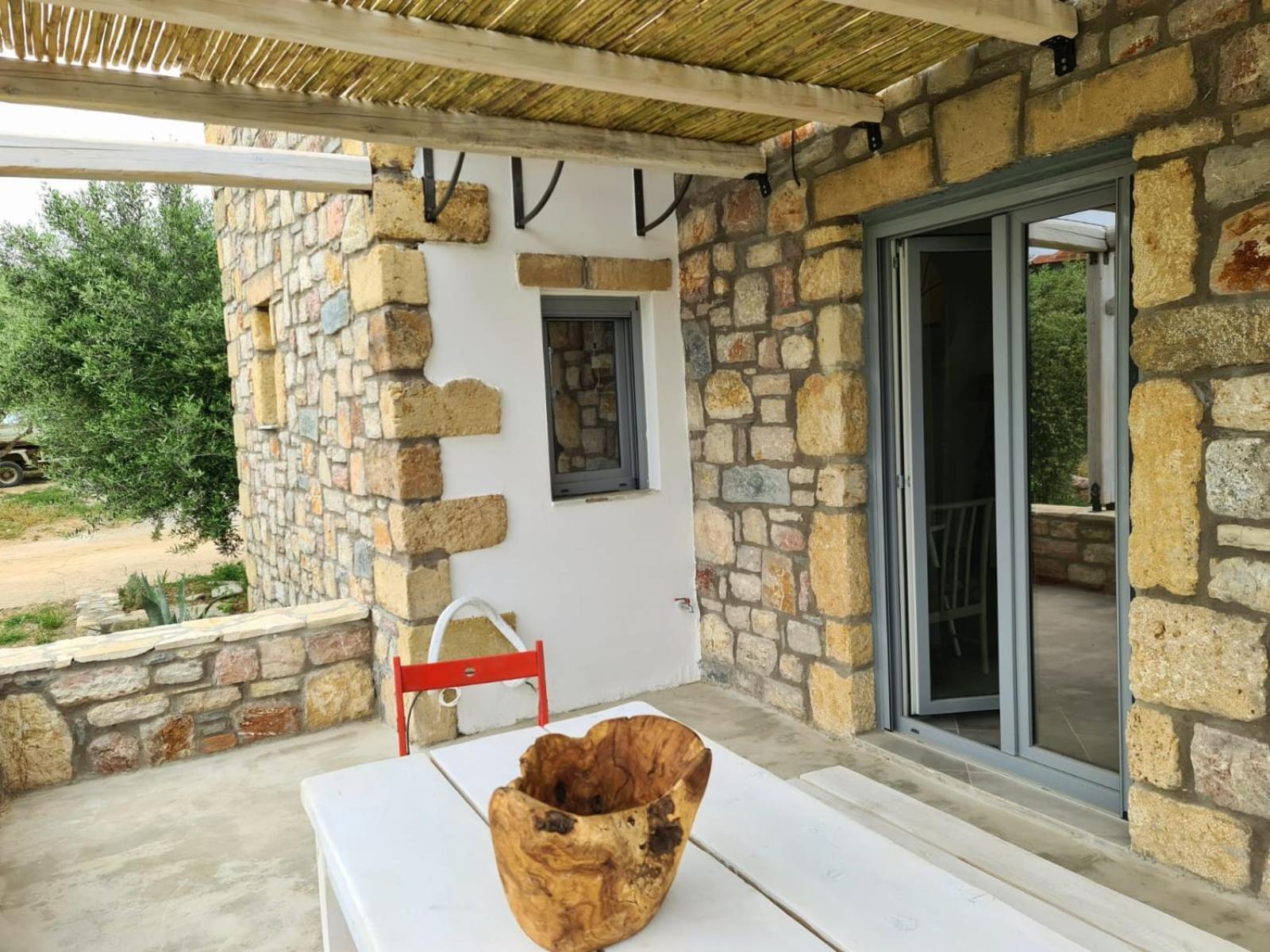 Koroni Stone House, Newly Built Studios By The Sea Rum bild